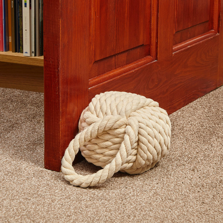Breakwater Bay Choe Nautical Rope Knot Weighted Fabric Door Stop